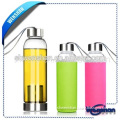 Clear Traveal Sealed Portable Water Bottle Tea Strainer